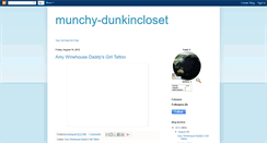 Desktop Screenshot of munchy-dunkincloset.blogspot.com