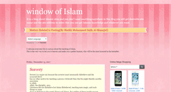 Desktop Screenshot of islamic-window.blogspot.com