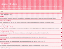 Tablet Screenshot of islamic-window.blogspot.com