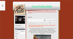 Desktop Screenshot of cucutokseridik.blogspot.com