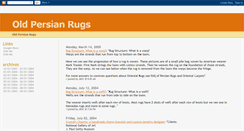 Desktop Screenshot of old-persian-rugs.blogspot.com