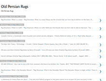 Tablet Screenshot of old-persian-rugs.blogspot.com