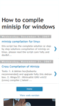 Mobile Screenshot of minisip-compilation.blogspot.com