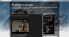 Desktop Screenshot of elpesdelaparaula.blogspot.com