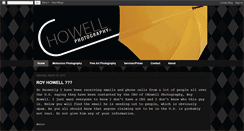 Desktop Screenshot of chowellphotography.blogspot.com