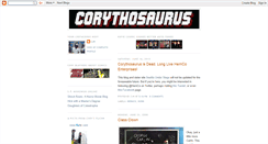 Desktop Screenshot of corythosaurus.blogspot.com
