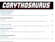Tablet Screenshot of corythosaurus.blogspot.com