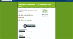 Desktop Screenshot of maxpayne3download.blogspot.com