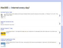 Tablet Screenshot of inet365.blogspot.com