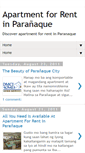 Mobile Screenshot of apartmentforrentinparanaque.blogspot.com