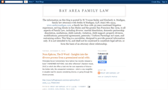 Desktop Screenshot of bay-area-family-law.blogspot.com