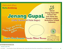 Tablet Screenshot of jenang-gupal.blogspot.com