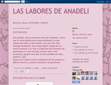 Tablet Screenshot of laslaboresdeanadeli.blogspot.com