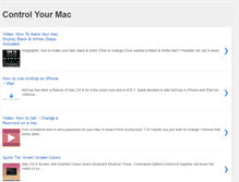 Tablet Screenshot of controlyourmac.blogspot.com