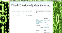 Desktop Screenshot of cloudmanufacturing.blogspot.com