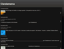 Tablet Screenshot of claralamarca.blogspot.com