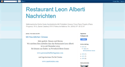 Desktop Screenshot of leon-alberti-restaurant-deutsch.blogspot.com