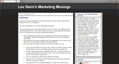 Desktop Screenshot of lsternmktg.blogspot.com