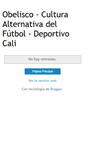 Mobile Screenshot of deportivo-cali.blogspot.com