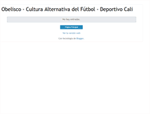 Tablet Screenshot of deportivo-cali.blogspot.com