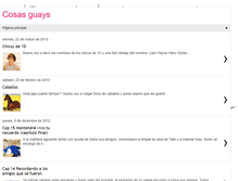 Tablet Screenshot of cosasguaysns.blogspot.com