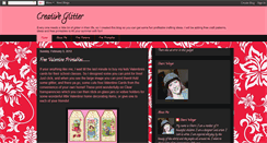 Desktop Screenshot of creativeglitter.blogspot.com