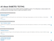 Tablet Screenshot of diabetestestings.blogspot.com