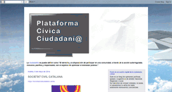 Desktop Screenshot of plataformacivicaciudadania.blogspot.com