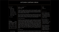 Desktop Screenshot of kitchencurtainideas.blogspot.com