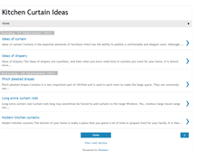 Tablet Screenshot of kitchencurtainideas.blogspot.com
