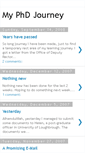 Mobile Screenshot of journeytophd.blogspot.com