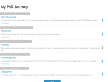 Tablet Screenshot of journeytophd.blogspot.com