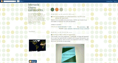Desktop Screenshot of internacia-lingvo.blogspot.com