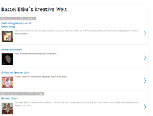 Tablet Screenshot of bastelbibu.blogspot.com