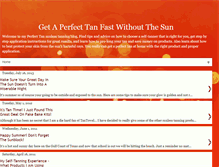 Tablet Screenshot of get-a-perfect-tan-fast.blogspot.com