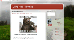 Desktop Screenshot of comeridethewhale.blogspot.com
