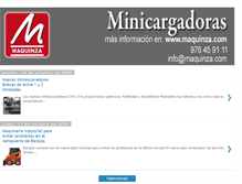 Tablet Screenshot of minicargadoras-maquinza.blogspot.com