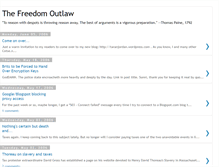 Tablet Screenshot of freedomoutlaw.blogspot.com