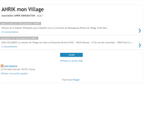 Tablet Screenshot of ahrikmonvillage.blogspot.com