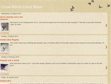 Tablet Screenshot of crossstitchcrazymum.blogspot.com