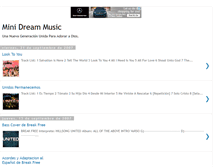 Tablet Screenshot of minidreammusic.blogspot.com