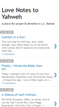 Mobile Screenshot of lovenotestoyahweh.blogspot.com