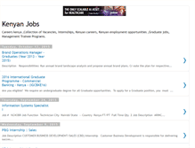 Tablet Screenshot of kenyacareers.blogspot.com