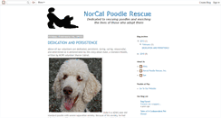 Desktop Screenshot of norcalpoodlerescue.blogspot.com