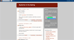 Desktop Screenshot of mysteriesinthemaking.blogspot.com