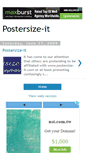 Mobile Screenshot of postersize-it.blogspot.com