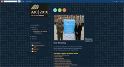 Desktop Screenshot of aic2010.blogspot.com