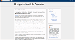 Desktop Screenshot of hostgatormultipledomains.blogspot.com