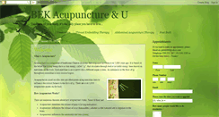 Desktop Screenshot of bekacupuncture.blogspot.com