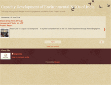 Tablet Screenshot of indianenvironmentalngos.blogspot.com